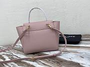 Celine Nano Belt Bag In Grained Calfskin Vintage Pink 20cm - 4
