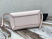 Celine Nano Belt Bag In Grained Calfskin Pale Pink 20cm - 5