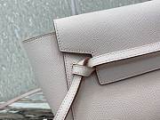 Celine Nano Belt Bag In Grained Calfskin Pale Pink 20cm - 3