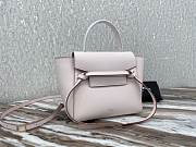 Celine Nano Belt Bag In Grained Calfskin Pale Pink 20cm - 2