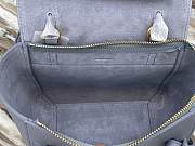 Celine Nano Belt Bag In Grained Calfskin Arctic Blue 20cm - 3