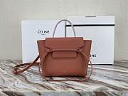 Celine Nano Belt Bag In Grained Calfskin Lychee 20cm - 1