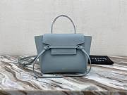 Celine Nano Belt Bag In Grained Calfskin Mineral 20cm - 1