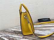 Nano Luggage Bag Drummed Calfskin Silver Zip Yellow | 167793 - 5