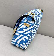 MINI BAGUETTE 1997 Blue glazed canvas bag | 8BR792 - 3