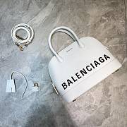 Balenciaga Ville Top Handle Bag White/Black - 1