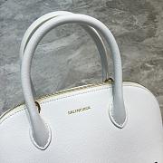 Balenciaga Ville Top Handle Bag White/Black - 3