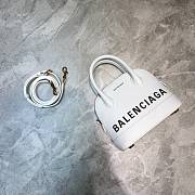 Balenciaga Ville Top Handle Mini Bag White/Black - 1