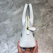 Balenciaga Ville Top Handle Mini Bag White/Black - 6