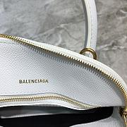 Balenciaga Ville Top Handle Mini Bag White/Black - 5