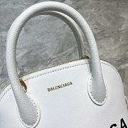 Balenciaga Ville Top Handle Mini Bag White/Black - 3
