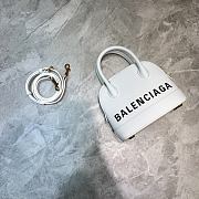 Balenciaga Ville Top Handle Mini Bag White/Black - 2