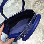 Balenciaga Ville Top Handle Bag White/Blue 26cm - 2