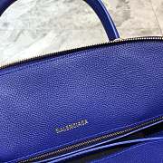Balenciaga Ville Top Handle Bag White/Blue 26cm - 4