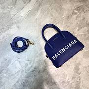 Balenciaga Ville Top Handle Mini Bag White/Blue - 1