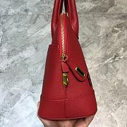Balenciaga Ville Top Handle Bag Black/Red - 5