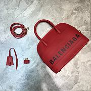 Balenciaga Ville Top Handle Bag Black/Red - 2