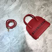 Balenciaga Ville Top Handle Mini Bag Black/Red - 2