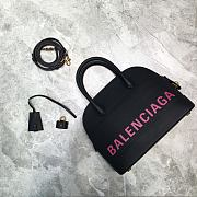 Balenciaga Ville Top Handle Bag Black/Pink - 6