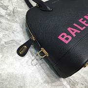 Balenciaga Ville Top Handle Bag Black/Pink - 4