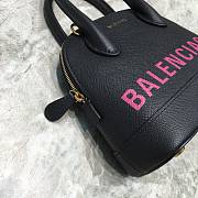 Balenciaga Ville Top Handle Mini Bag Black/Pink - 6