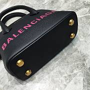 Balenciaga Ville Top Handle Mini Bag Black/Pink - 3
