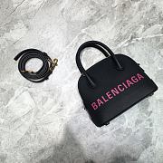 Balenciaga Ville Top Handle Mini Bag Black/Pink - 2