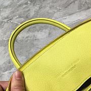 Balenciaga Ville Top Handle Bag Yellow/Black - 6