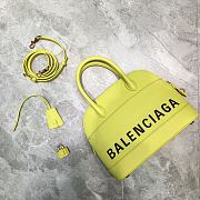 Balenciaga Ville Top Handle Bag Yellow/Black - 3