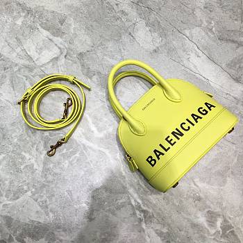 Balenciaga Ville Top Handle Mini Bag Yellow/Black