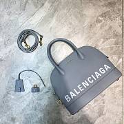 Balenciaga Ville Top Handle Bag Grey/White - 1