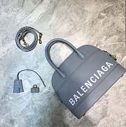 Balenciaga Ville Top Handle Bag Grey/White - 2