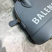 Balenciaga Ville Top Handle Mini Bag Grey/White - 5