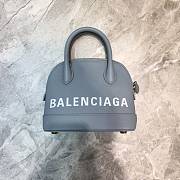Balenciaga Ville Top Handle Mini Bag Grey/White - 4
