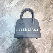 Balenciaga Ville Top Handle Mini Bag Grey/White - 2