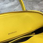 Balenciaga Ville Top Handle Bag Black/Yellow  - 3