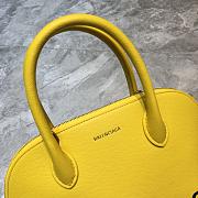 Balenciaga Ville Top Handle Bag Black/Yellow  - 6