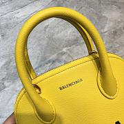 Balenciaga Ville Top Handle Mini Bag Black/Yellow - 4