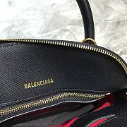 Balenciaga Ville Top Handle Mini Bag Black / White - 2