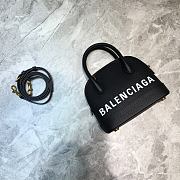 Balenciaga Ville Top Handle Mini Bag Black / White - 6