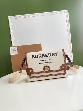 Burberry Horseferry print canvas note crossbody bag