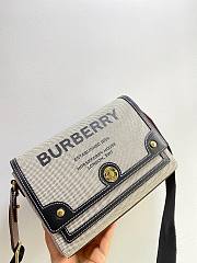 Burberry Horseferry print canvas note crossbody black bag - 2