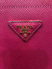 Small Saffiano Leather Prada Panier Bag Pink | 1BA217 - 4