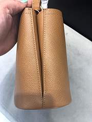 Small Saffiano Leather Prada Panier Bag Beige color | 1BA217 - 5