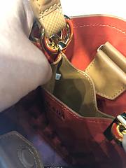 Small Saffiano Leather Prada Panier Bag Beige color | 1BA217 - 3