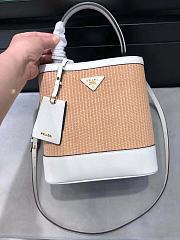 Small Saffiano Leather Prada Sidonie Bag White | 1BA212 - 1