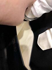 Small Saffiano Leather Prada Sidonie Bag White | 1BA212 - 3