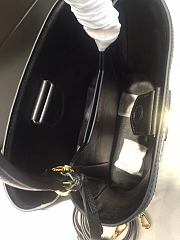 Small Saffiano Leather Prada Sidonie Bag Black | 1BA212 - 6