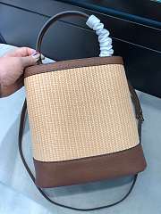 Small Saffiano Leather Prada Sidonie Bag Brown | 1BA212 - 6
