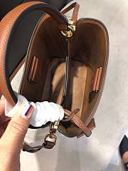 Small Saffiano Leather Prada Sidonie Bag Brown | 1BA212 - 4